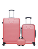 WAVE PARIS - Lot de 3 - Valises Grand Format, Cabine et Vanity SELENGA