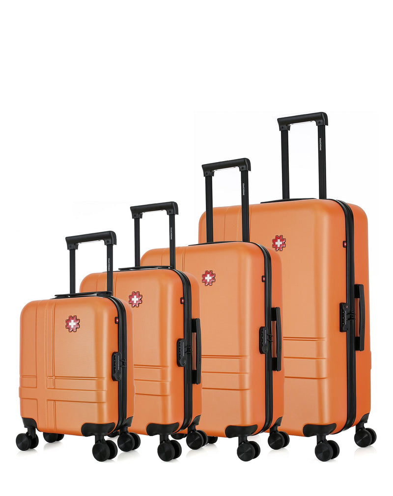 SWISS KOPPER - Set de 4 Valises USTER-M 75 cm 4 Roues