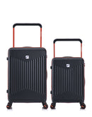 Lot de 2 Valises Rigides Taille Moyenne et Cabine NORTH BEACH