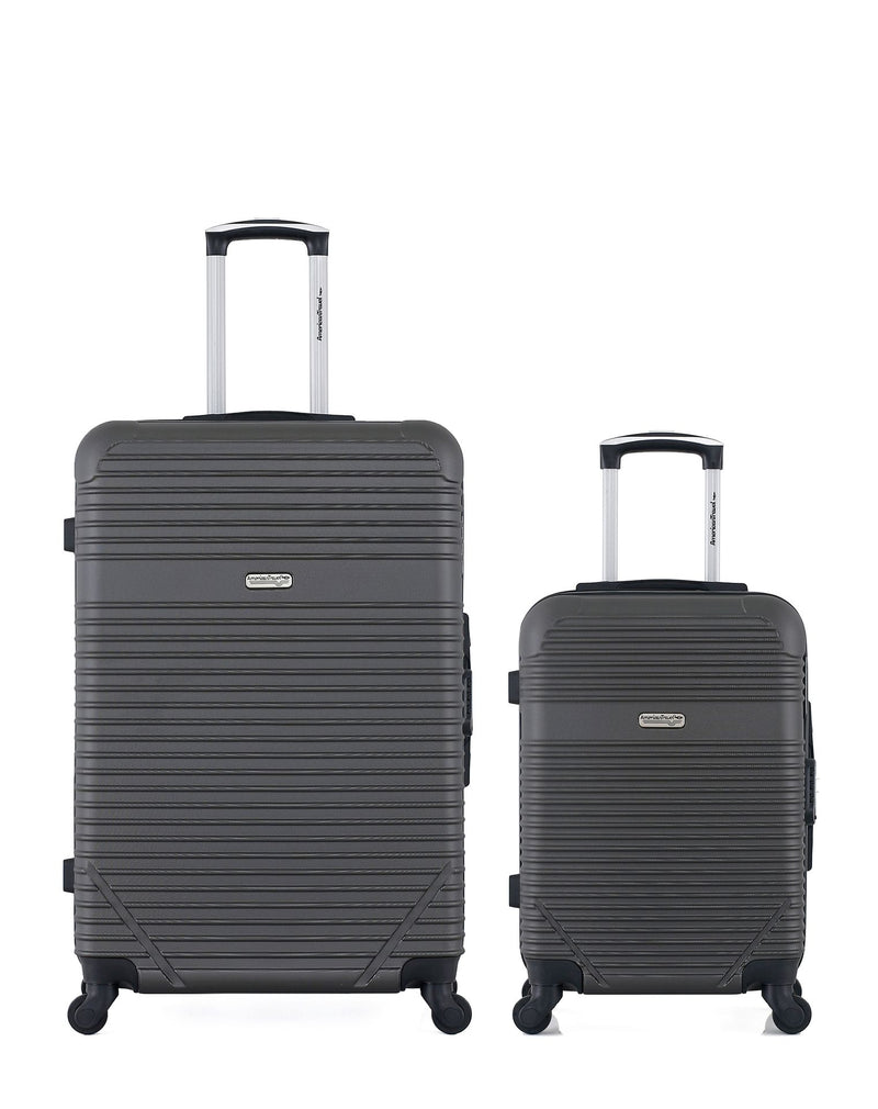 AMERICAN TRAVEL - Lot de 2 - Valises grand format et cabine MEMPHIS