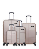 BLUESTAR - LOT DE 4 - Valises grand format, weekend, cabine et cabine XXS MIAMI