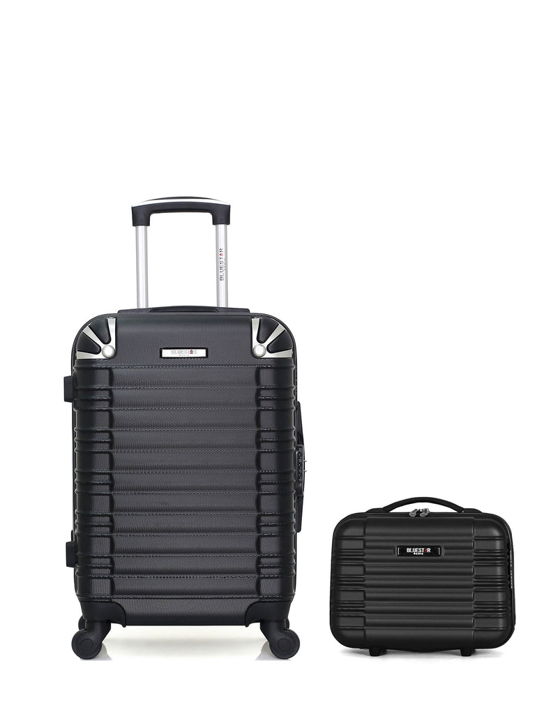 BLUESTAR - LOT DE 2 - Valises cabine et vanity LIMA