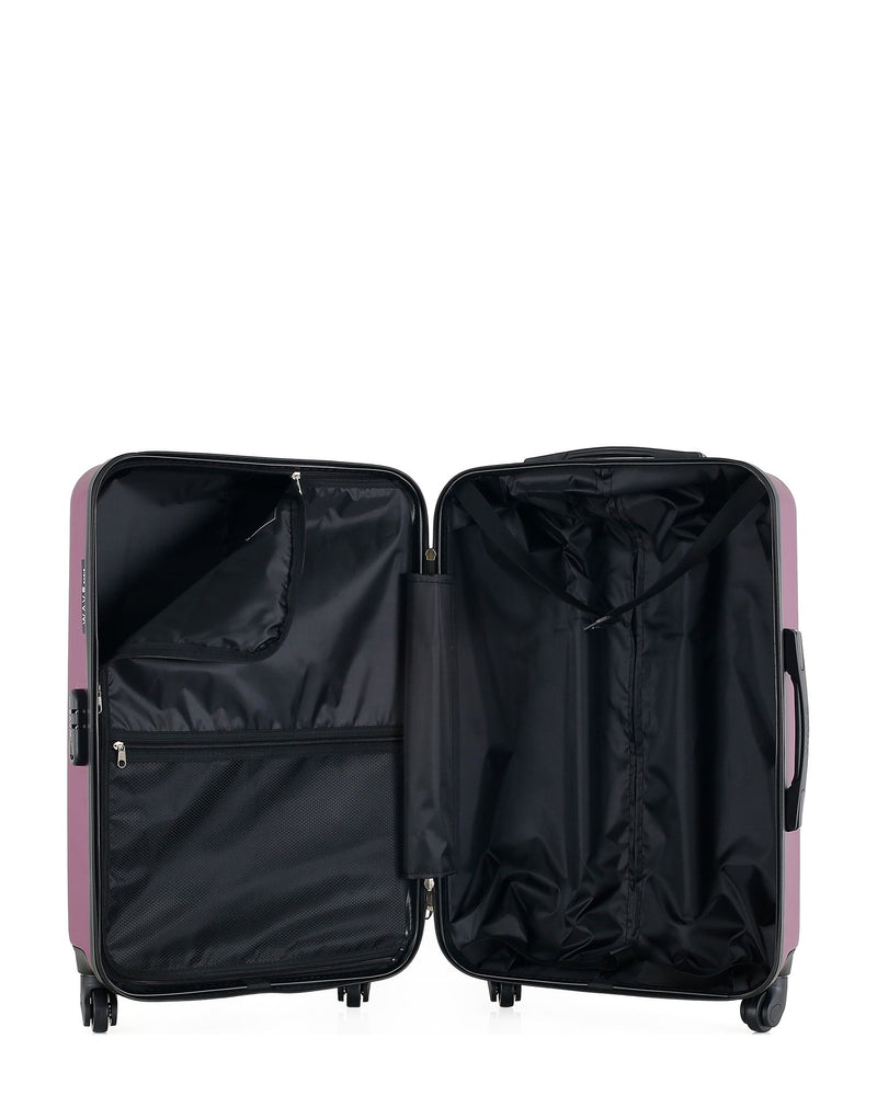 WAVE PARIS - Valise Weekend ABS AMAZONE 4 Roues 65 cm