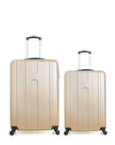 Lot de 2 Valises Rigides Taille Moyenne et Cabine ATLANTA