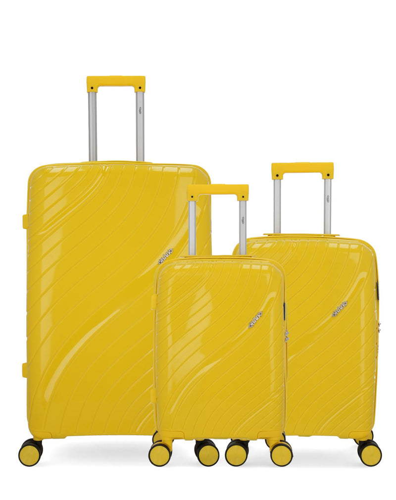 OBAGO - Lot de 3 - Valises Grand Format, Cabine et Cabine XS LYRA