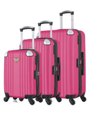 LPB LUGGAGE - Set de 3 Valises AMELIE-A 70 cm 4 Roues