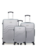 AMERICAN TRAVEL - LOT DE 3 - Valises grand format, weekend et cabine QUEENS