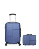 Lot de 2 Valises Rigides Cabine et Vanity CORONADO