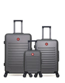 SWISS KOPPER - LOT DE 3 - Valise Grand Format, Valise Week-end et Valise Cabine XXS WIL