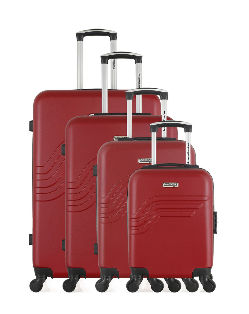 AMERICAN TRAVEL - SET DE 4 ABS QUEENS-M 4 Roues