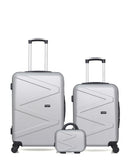 WAVE PARIS - Lot de 3 - Valises weekend, cabine et vanity AMAZONE