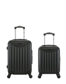 AMERICAN TRAVEL - LOT DE 2 - Valise Cabine et Valise Cabine XXS BROOKLYN