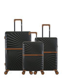 Lot de 3 Valises Rigides Grand Format, Taille Moyenne et Cabine OAKLAND