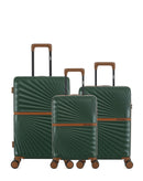 Lot de 3 Valises Rigides Taille Moyenne, Cabine et Cabine XS OAKLAND