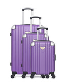 LPB LUGGAGE - Set de 3 Valises AMELIE-A 70 cm 4 Roues