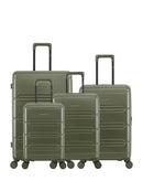 Lot de 4 Valises Rigides Grand Format, Taille Moyenne, Cabine et Cabine XS LYNDA