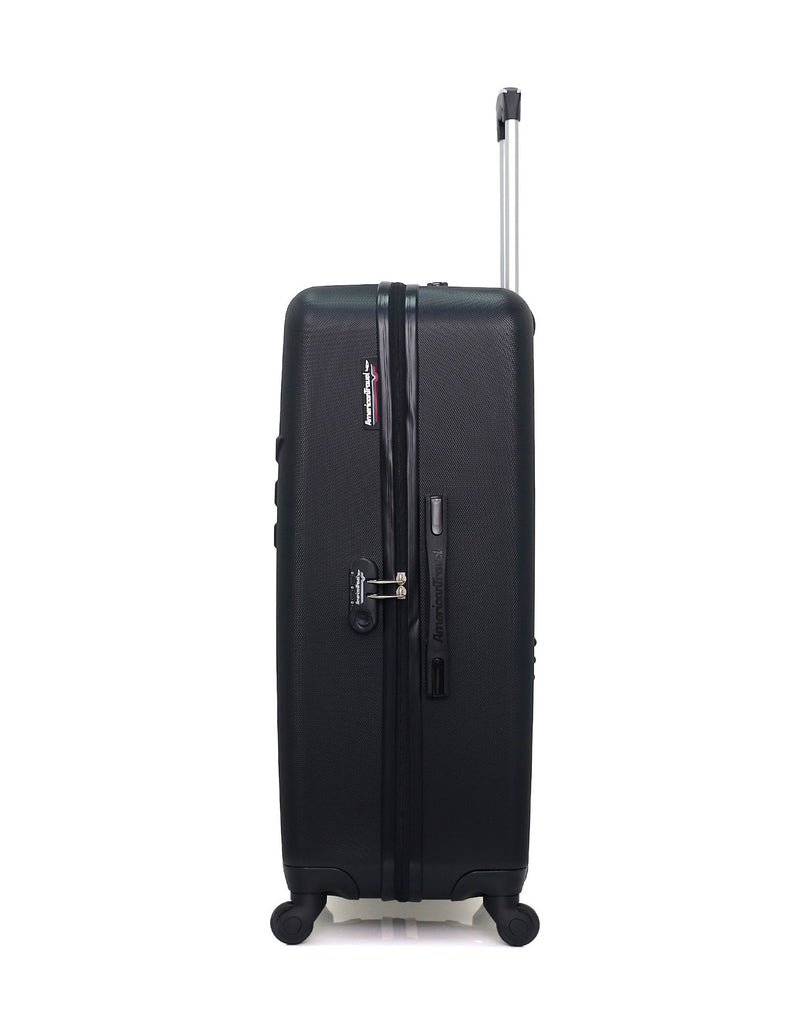 AMERICAN TRAVEL - LOT DE 3 - Valises grand format, cabine et cabine XXS QUEENS
