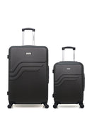 AMERICAN TRAVEL - LOT DE 2 - Valises grand format et cabine QUEENS