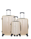 AMERICAN TRAVEL - LOT DE 3 - Valises grand format, weekend et cabine SPRINGFIELD