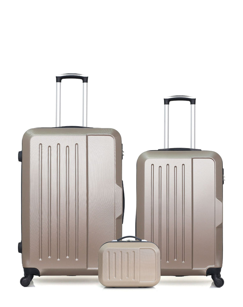 HERO - LOT DE 3 - Valises grand format, weekend et vanity VESUVIO
