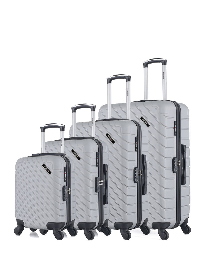 BLUESTAR - Set de 4 Valises CITE-M 75 cm 4 Roues