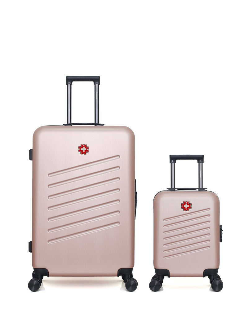 SWISS KOPPER - LOT DE 2 - Valises grand format et cabine XXS ZURICH