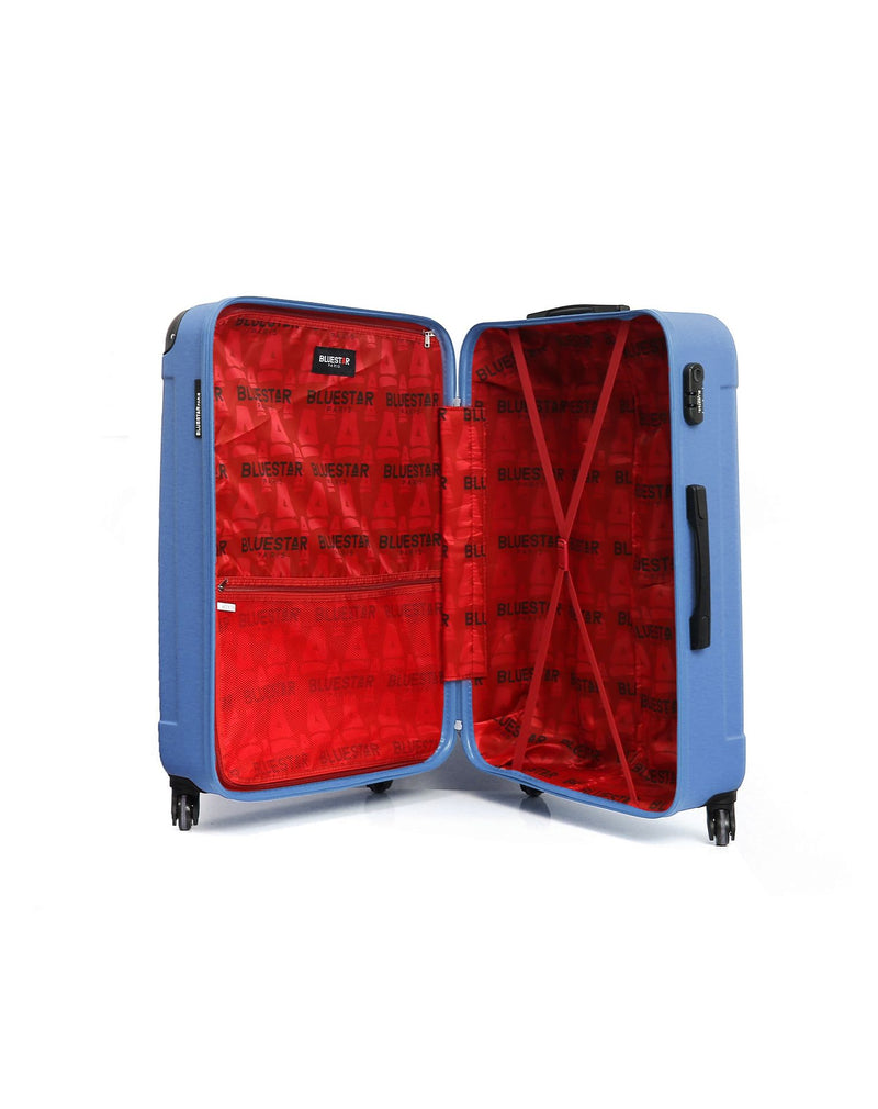 BLUESTAR - Set de 3 Valises MADRID 75 cm 4 Roues