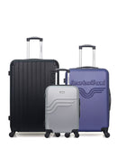 AMERICAN TRAVEL - Lot de 3 - Valises grand format BUDAPEST, weekend CHELSEA et cabine QUEENS