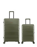 Lot de 2 Valises Rigides Grand Format et Cabine LYNDA