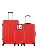 AMERICAN TRAVEL - LOT DE 3 - Valises grand format, weekend et cabine XXS BRONX