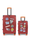 Lot de 2 Valises Rigides Grand Format et Cabine XS LUGERS