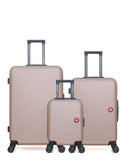 SWISS KOPPER - LOT DE 3 - Valise Grand Format, Valise Week-end et Valise Cabine XXS SPIEZ