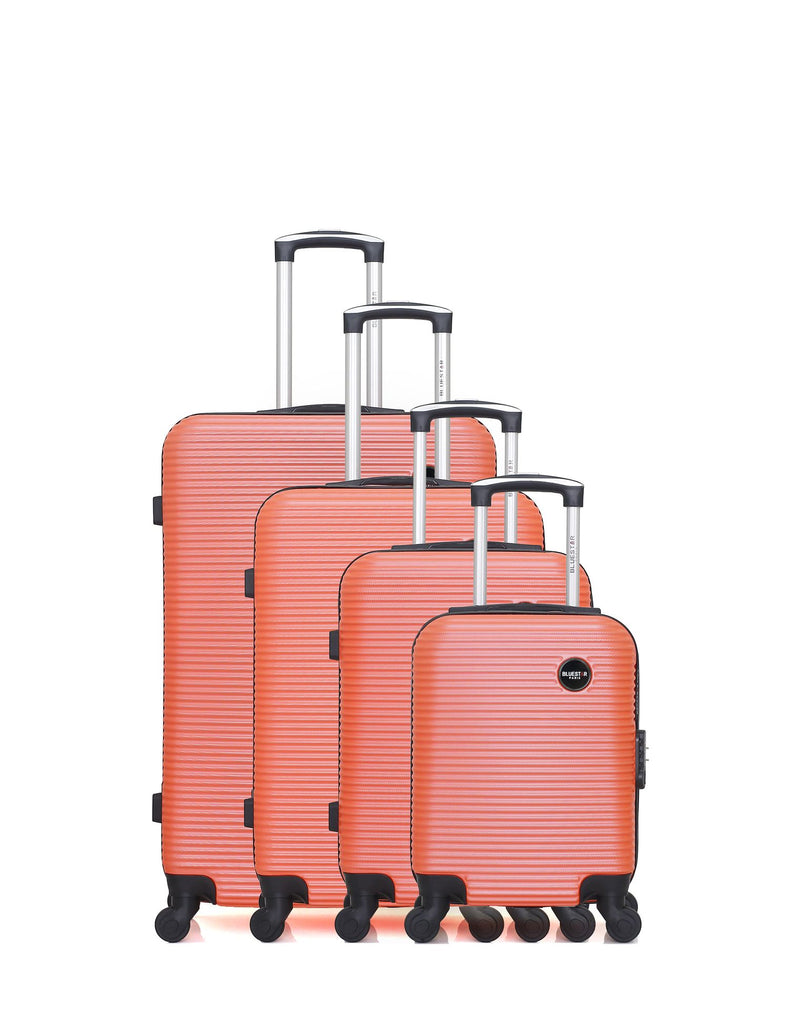 BLUESTAR - Set de 4 Valises LONDON-M 75 cm 4 Roues