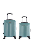 AMERICAN TRAVEL - LOT DE 2 - Valise Cabine et Valise Cabine XXS BROOKLYN