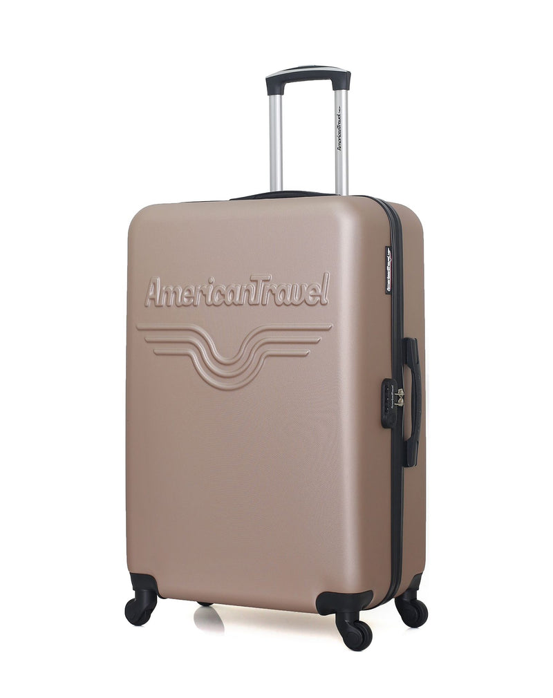 AMERICAN TRAVEL - LOT DE 2 - Valises grand format et vanity CHELSEA