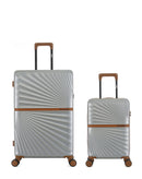 Lot de 2 Valises Rigides Grand Format et Cabine XS OAKLAND