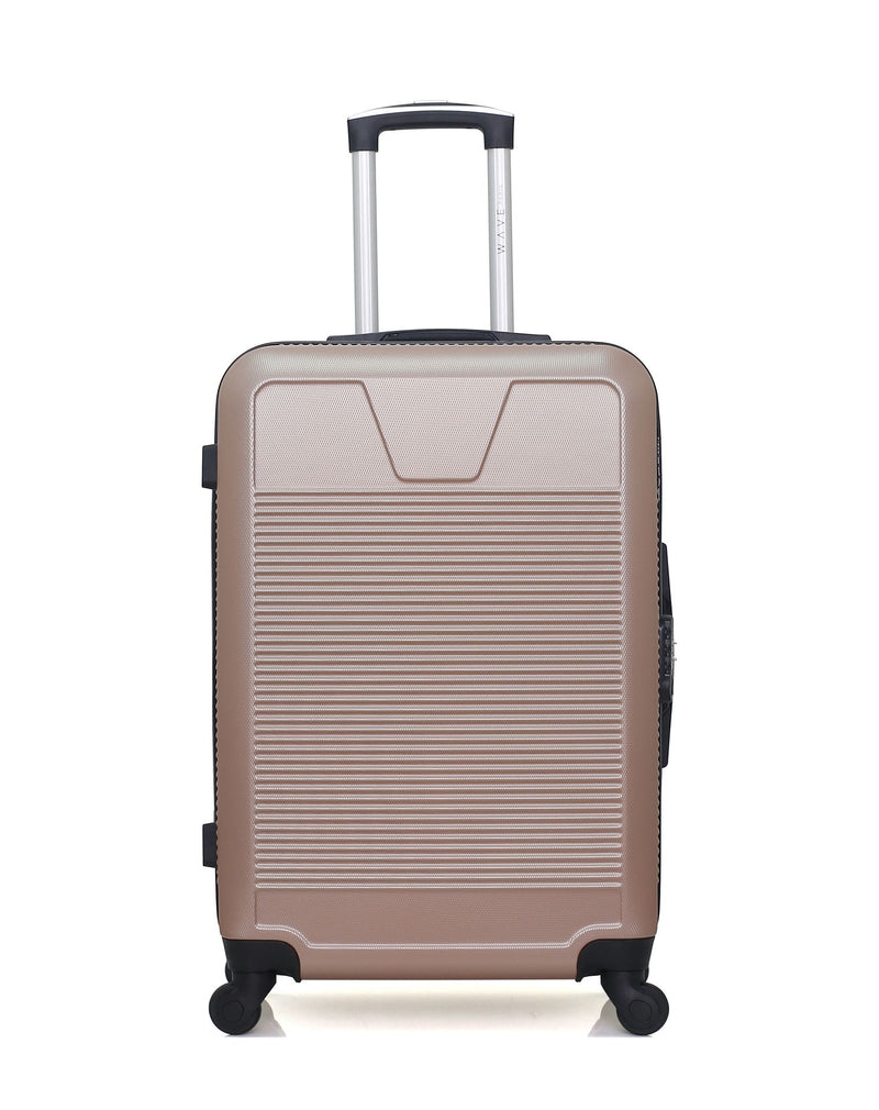 WAVE PARIS - Valise Weekend SELENGA 65 cm 4 Roues