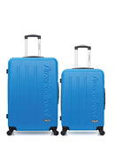 AMERICAN TRAVEL - Lot de 2 - Valises grand format et weekend BRONX