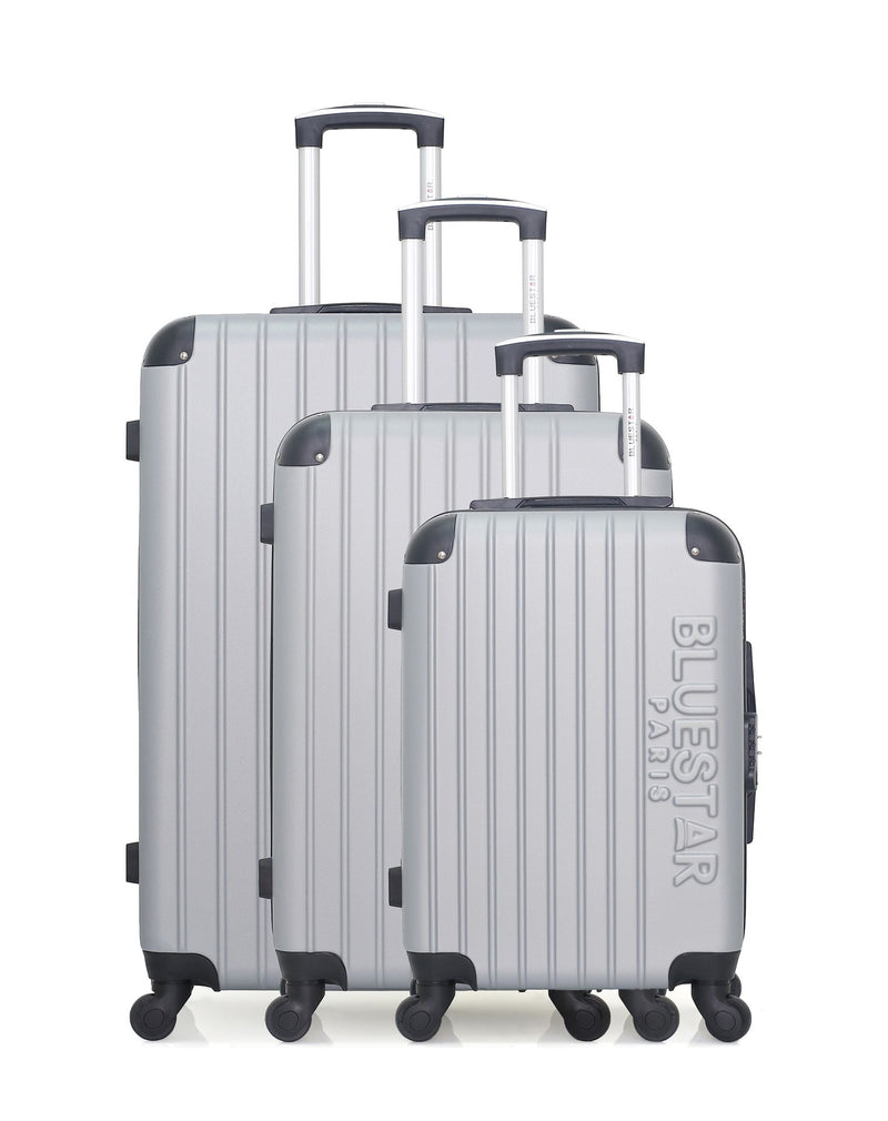 BLUESTAR - Set de 3 Valises BUCAREST 75 cm 4 Roues