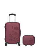 Lot de 2 - Valise cabine et vanity ELEONOR
