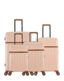 Lot de 4 Valises Rigides Grand Format, Taille Moyenne, Cabine et Cabine XS ZERMATT
