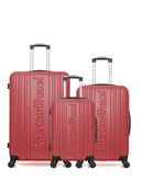 AMERICAN TRAVEL - LOT DE 3 - Valises grand format, weekend et cabine SPRINGFIELD