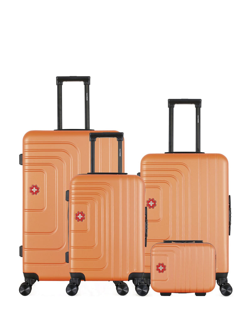 SWISS KOPPER - LOT DE 4 - Valises grand format, weekend, cabine et vanity RUTI