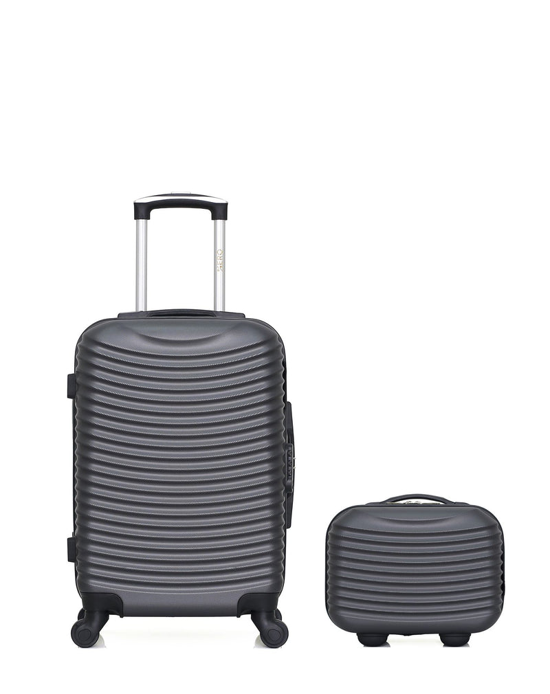HERO - Lot de 2 - Valise cabine et vanity ETNA