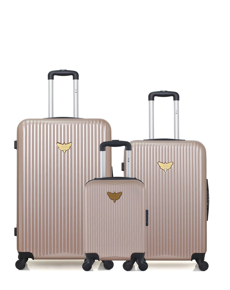 LPB LUGGAGE - LOT DE 3 - Valises grand format, weekend et cabine XXS AGATA