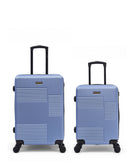 Lot de 2 Valises Rigides Taille Moyenne et Cabine LIVIA