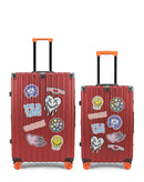 Lot de 2 Valises Rigides Grand Format et Taille Moyenne LUGERS