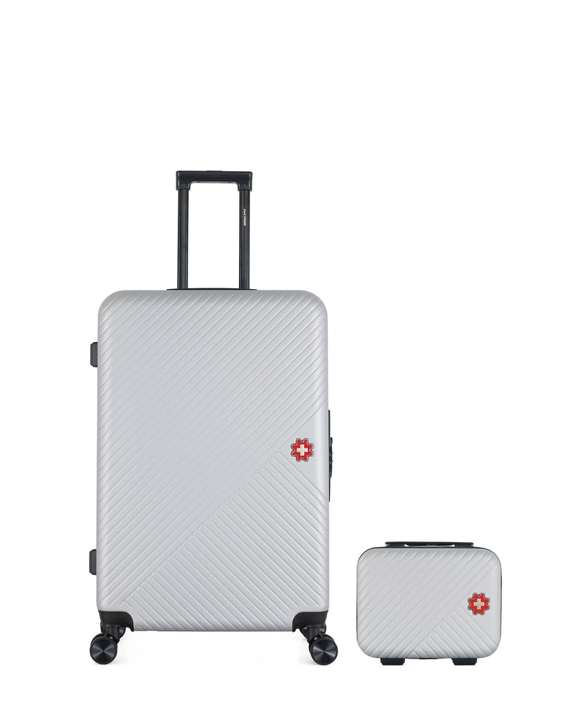 SWISS KOPPER  -  Lot de 2  -  Valise grand format et vanity SPIEZ