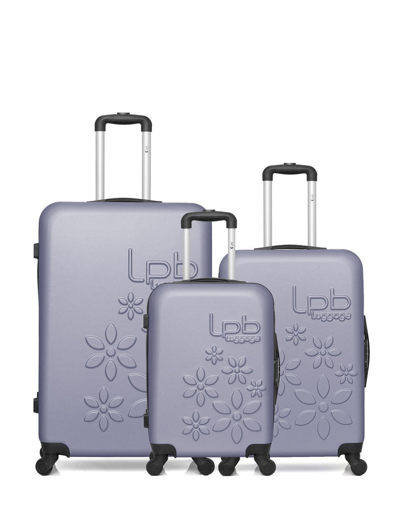 LPB LUGGAGE - Lot de 3 - Valises grand format, weekend et cabine ELEONOR