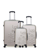 LPB LUGGAGE - Lot de 3 - Valises grand format, weekend et cabine ELEONOR